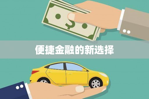 高陵便捷金融的新选择