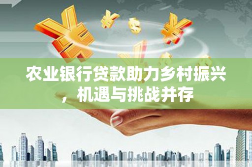 高陵农业银行贷款助力乡村振兴，机遇与挑战并存