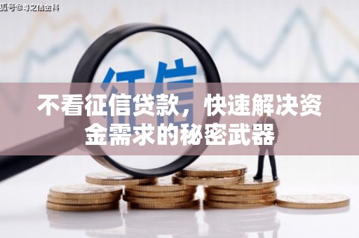 高陵不看征信贷款，快速解决资金需求的秘密武器