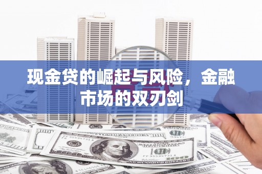 高陵现金贷的崛起与风险，金融市场的双刃剑