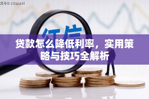 高陵贷款怎么降低利率，实用策略与技巧全解析