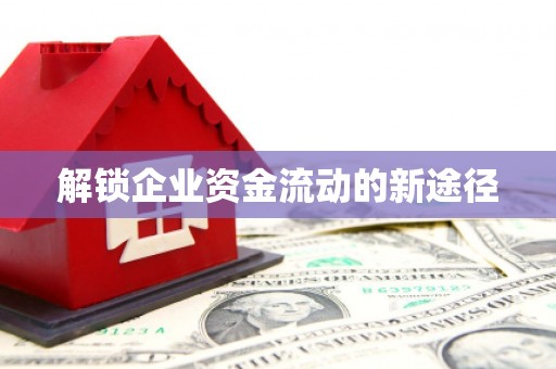 高陵解锁企业资金流动的新途径