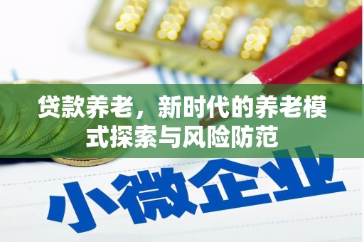 高陵贷款养老，新时代的养老模式探索与风险防范