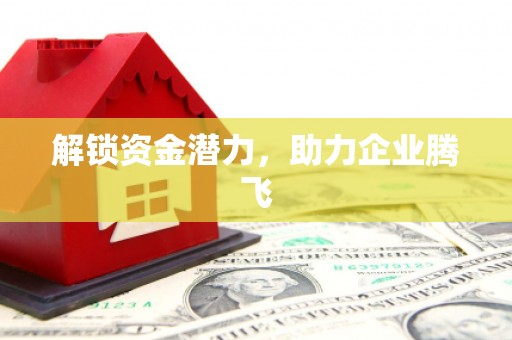 高陵解锁资金潜力，助力企业腾飞