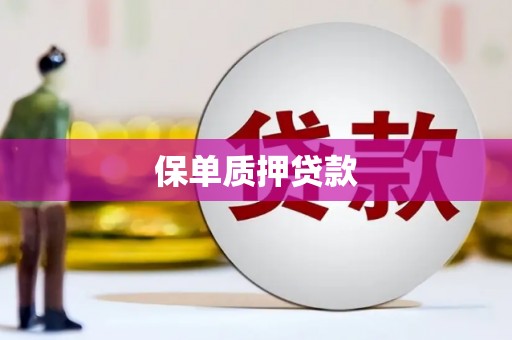 高陵保单质押贷款